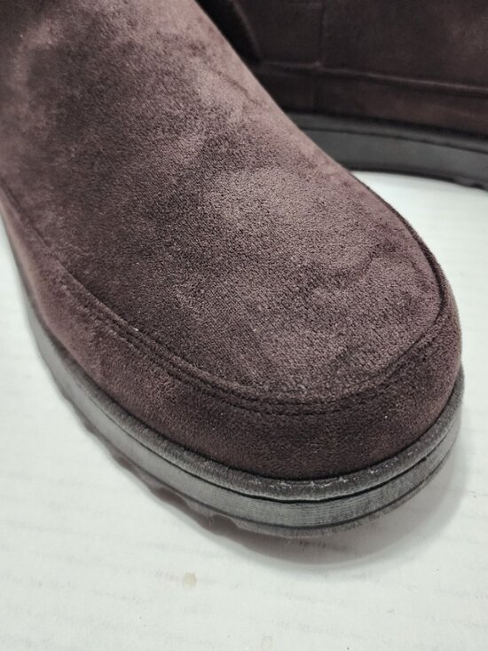 New White Mountain Isleworth Dark Brown Boot - Faux Suede & Fur - Size 12 main image 10